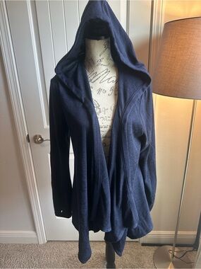 Old Navy GoDry Hooded Open Front Cardigan